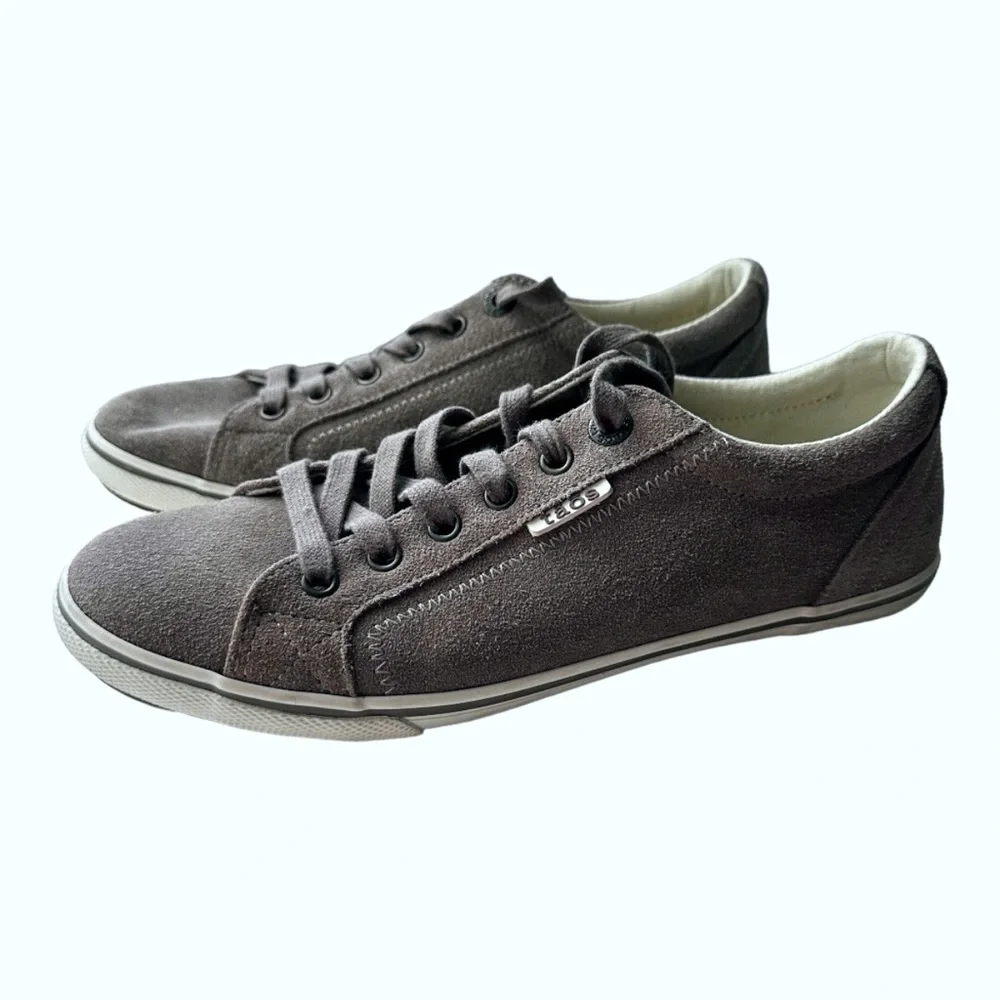 TAOS Footwear Womens Suede Retro Star Graphite Grey Sneakers 8.5 - Picture 5 of 6